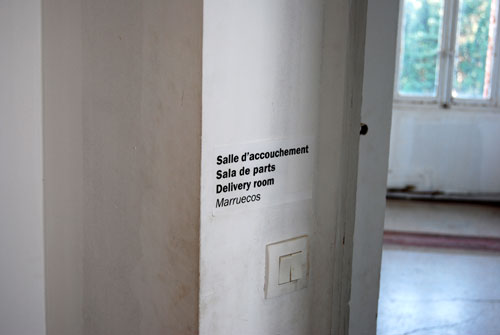 Maternidad de Elna: Sala de partos.